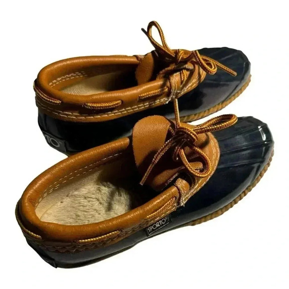 Sporto Women's‎ Brown Waterproof Rain Boots Size 7 Ankle Lace-Up - Picture 2 of 5